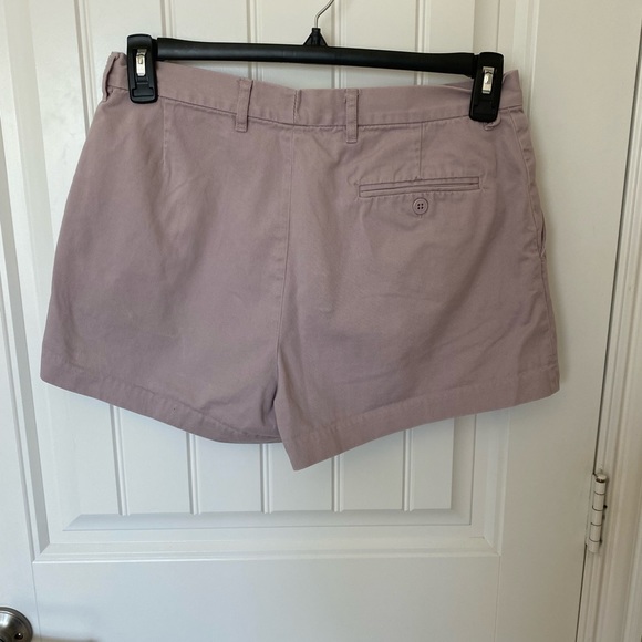 J Crew Mauve Twill shorts size 10 - Picture 2 of 3